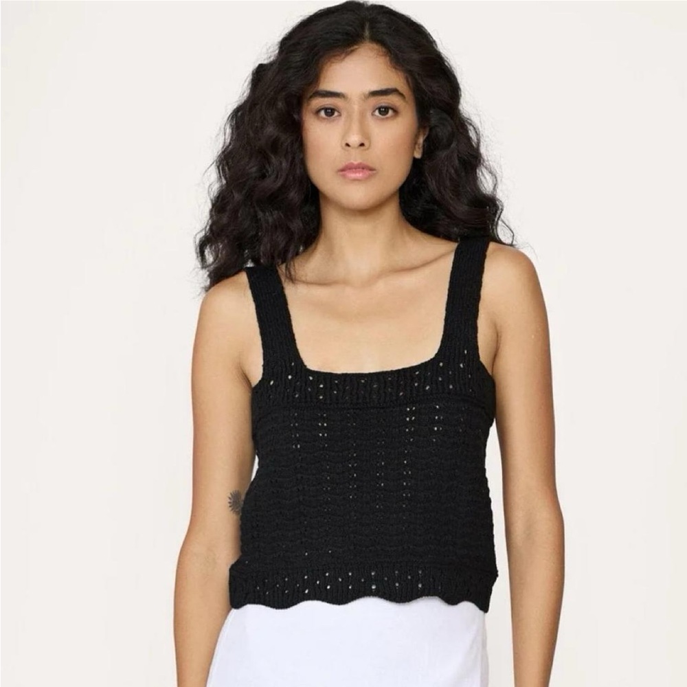 Laude the Label Lyric Crochet Crop Top S